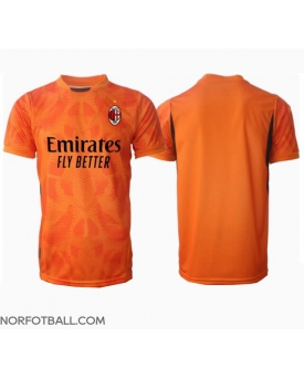 Billige Fotballdrakt AC Milan Keeper Replika Bortedrakt 2024-25 Kortermet